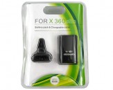 Kit Bateria 4800mAh y Cable Recargable para Xbox 360 - Negro