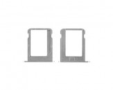 SIM Card Tray para iPhone 4 PLATA