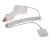 Cargador de Coche 30 PIN iPhone/iPad/iPod - Blanco