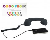 Gadget Auricular Coco Phone para iPhone/ iPad/ Pc - Negro