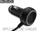 Cargador de Coche Kidigi para iPad/iPhone/iPod - Negro