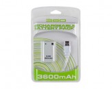 Batería Recargable 3600mAh para Xbox 360 - Blanco