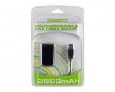 Batería Recargable 3600mAh para Xbox 360 - Negro
