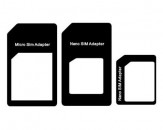 Pack de Adaptadores NanoSIM y MicroSIM - Negro