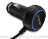 Cargador de Coche Kidigi para Samsung Galaxy Tab - Negro
