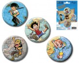 Set Pins Piratas One Piece