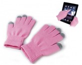Guantes Táctiles para Smartphone y Tablets - Rosa