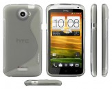 Funda de Silicona S-Line para HTC One X - Gris
