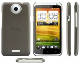 Funda de Plástico Dayglow para HTC One X - Gris