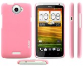 Funda de Plástico Ideal para HTC One X - Rosa