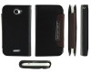 Funda Wallet Serie Flip para HTC One X - Negro