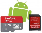 Memoria MicroSDHC 16GB Ultra SanDisk