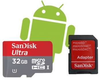 Memoria MicroSDHC 32GB Ultra SanDisk