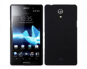 Funda de Plástico Sony Xperia T - Negro