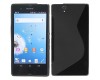 Funda TPU S-Line Sony Xperia Z - Negro