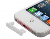 Protector Conexiones Carga/Jack 3.5 iPhone 5/5S - Blanco