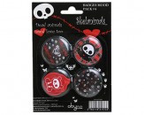 Pack de Chapas Skelanimals Nº4