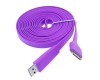 Cable Noodle Usb a 30 Pin iPhone/iPad/iPod 3m - Morado