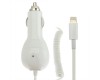 Cargador de Coche Lightning iPhone 5/iPad/iPod Touch 5 - Blanco