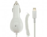 Cargador de Coche Lightning iPhone 5/iPad/iPod Touch 5 - Blanco