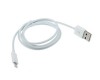 Cable Usb a Lightning 1m - Blanco