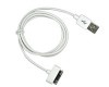 Cable Usb a 30 Pin iPhone/iPad/iPod 2m - Blanco