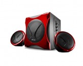 Altavoces con Reproduccion MP3 Energy 400 - ROJO/NEGRO