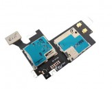Cable Flex con Lector SIM y MicroSD Samsung Galaxy Note 2 (N7100)