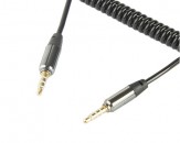 Cable Audio Jack 3.5mm Macho-Macho Extensible - Negro