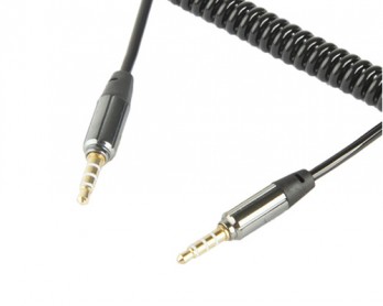 Cable Audio Jack 3.5mm Macho-Macho Extensible - Negro