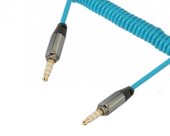 Cable Audio Jack 3.5mm Macho-Macho Extensible - Azul