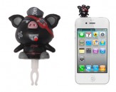 Protector Anti-Polvo Jack 3.5 mm - Cerdo Pirata Negro