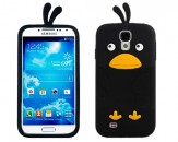 Funda de Silicona Polluelo Samsung Galaxy S4 - Negro
