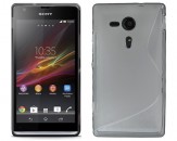 Funda TPU S-Line Translucida para Sony Xperia SP - Gris
