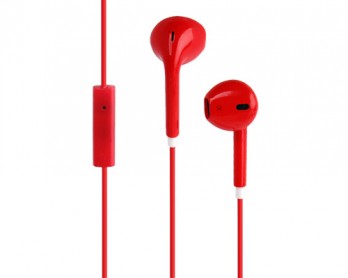 Auriculares Ear Pods iPhone/iPad/Smartphone - Rojo