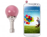 Protector Anti-Polvo Jack 3.5 mm - Perla Rosa