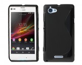 Funda TPU S-Line para Sony Xperia L - Negro
