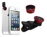 Clip Universal Lentes 3 en 1 iPhone/Smartphone/Tablet