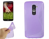 Funda de TPU S-Line LG G2 - Morado