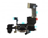 Cable Conector Audio/Carga/Micrófono/Antena iPhone 5C - Negro