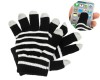 Guantes Táctiles con Rayas Blancas
