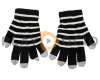 Guantes Táctiles con Rayas Blancas