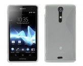 Funda TPU S-Line para Sony Xperia GX - Transparente
