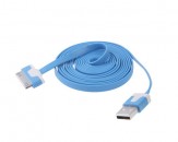Cable Noodle Usb a 30 Pin 2m - Azul