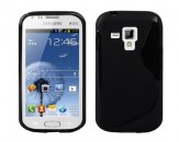 Funda TPU S-Line para Samsung Galaxy Trend/S Duos - Negro