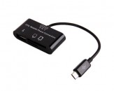 Lector Tarjetas con Hub OTG