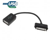 Cable USB OTG Samsung Galaxy Tab - Negro