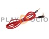 Cable Audio Jack 3.5 Macho-Macho 90º - Rojo