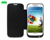 Funda Flip Stand con Bateria 3200mAh Samsung Galaxy S4 - Negro