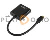 Cable Adaptador Micro Hdmi a VGA con Salida Audio